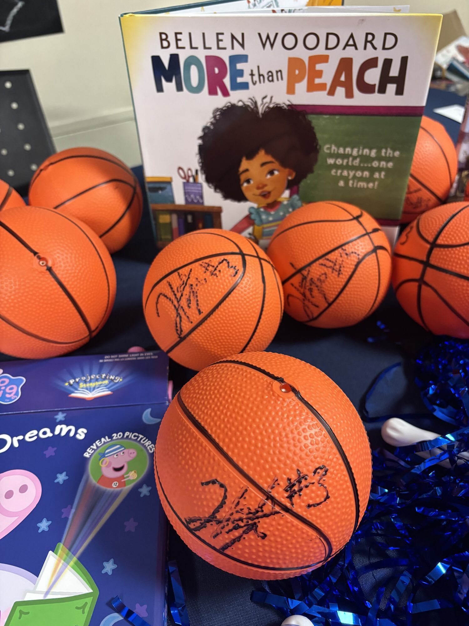Signed Basketballs & Children's Books